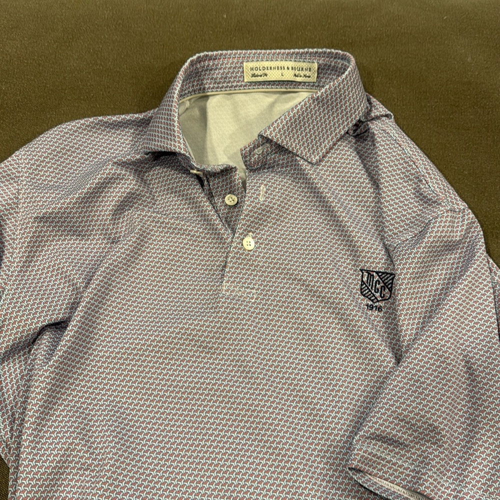 Holderness and Bourne golf shirt